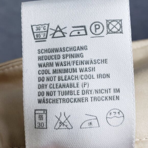 ESCADA Sport Pants Trousers Ivory size 38 Pockets Silky Cotton Blend Stretch - Picture 7 of 14